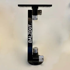 STANDARD MOUNT / 12" ARM / ROUND BASE / ANODIZED BLACK / SILVER KNOBS