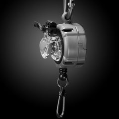 DAIICHISEIKO Clip-on Reel + Micro Case Black