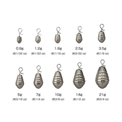 Varivas TG Grenade Sinker Quick Changer (Tungsten)