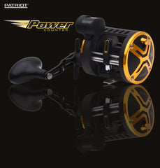Patriot Power Counter 30 trolling reel, 0.40/410m, 2+1 bearings, 3.8:1, line counter with meters