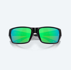 COSTA Tailfin Matte Black Green Mirror