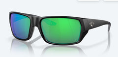 COSTA Tailfin Matte Black Green Mirror