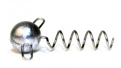 Lead sinker Corkscrew (natural lead color)