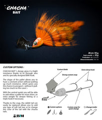 BIM Tackle Chacha Bait Natural 28cm, 45g