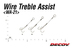 DECOY WA-21 WIRE TREBLE ASSIST - pack/2pcs.