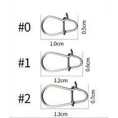 EVERGREEN E.G WIDE LURE SNAP - pack/18-20pcs.