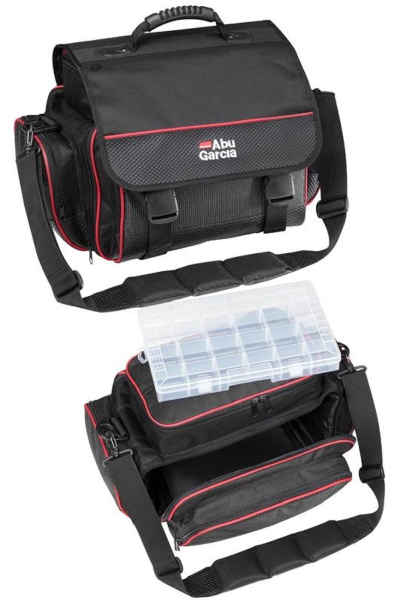 ABU GARCIA FISHING BAG W 4 BOXES SMALL – Ratter Baits ABU GARCIA FISHING BAG W 4 BOXES SMALL – Ratter Baits