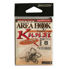 Decoy AH-5 Area hook type V KUNAI-Single hooks-Decoy