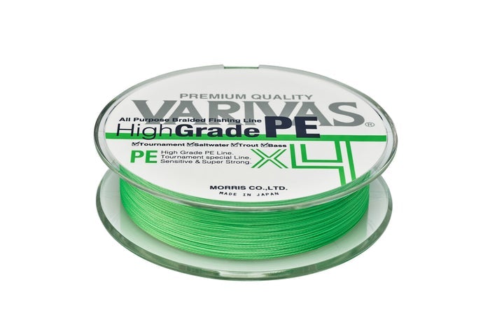 High Grade PE X4 Flash Green 150m-Braid line-Varivas