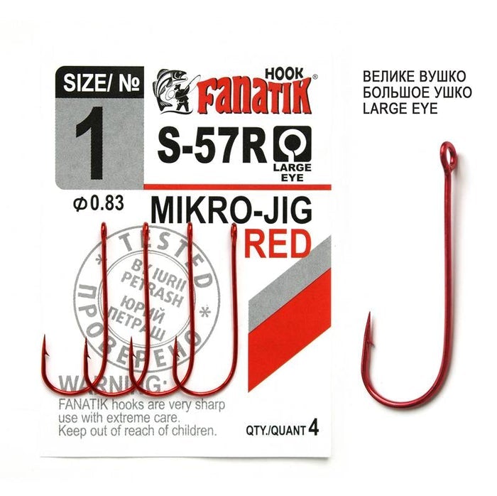 Hooks Fanatik S-57-Single hooks-Fanatik