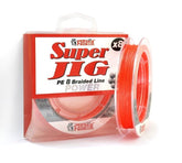 PE-line FANATIK Super Jig PE X8 120m Orange-Braid line-Fanatik