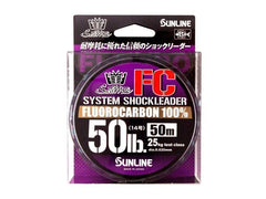 Sunline SM SYSTEM SHOCK LEADER FC 50M-Fluorocarbon lines-Sunline