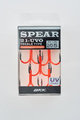 Treble hooks BKK Spear-21 UVO-Treble hooks-BKK