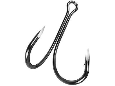 Fishing Hooks Double Fly Tying Duple For Jig Bass Fish Size 1 2 4 6 8 10 20  30 40 50 60 70 221107 From Ning07, $17.17