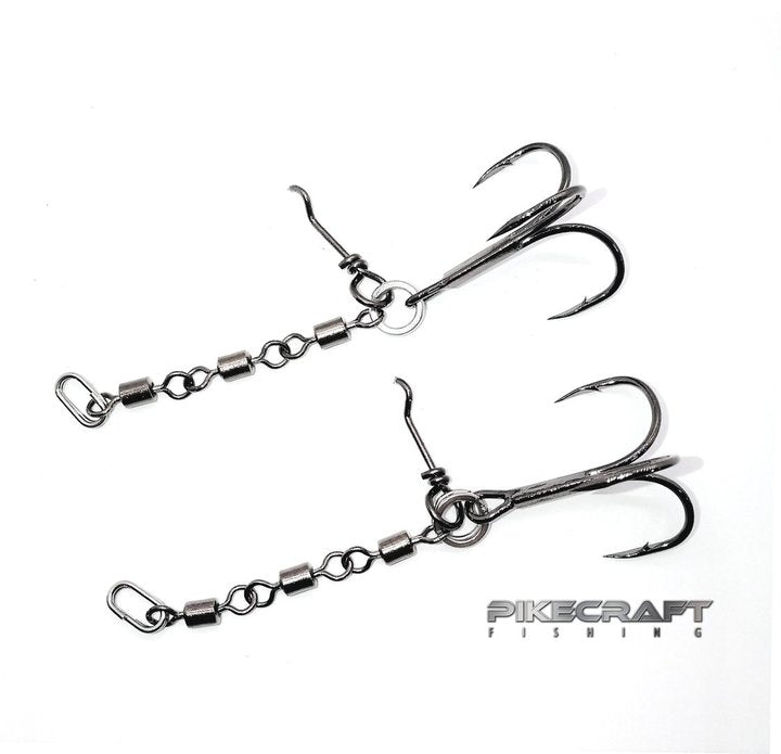 Swivel Rig 3-way swivel Stinger Rig M BKK 1/0 | Lure sizes 14-18cm