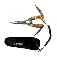 KEITECH Stainless Steel fishing pliers-multitool Camo