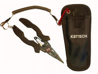 KEITECH Stainless Steel fishing pliers 16.7cm, teflon coating