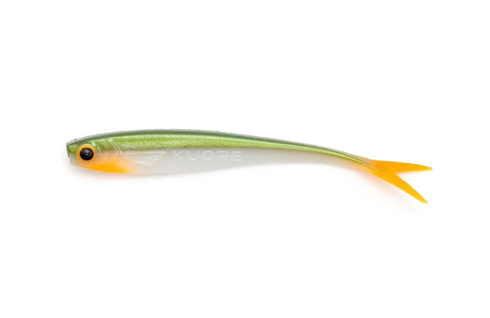 75 Esche Paddle Tail Shad 3" FIRETIGER - Dolittle & Fishmore - Made In USA