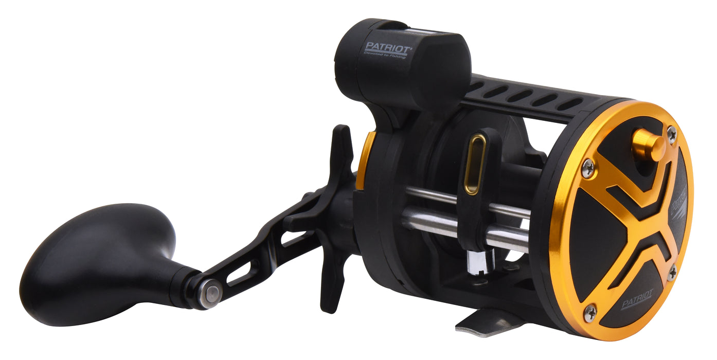 Patriot Power Counter 30 trolling reel, 0.40/410m, 2+1 bearings, 3.8:1, line counter with meters