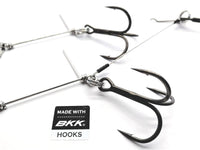 SET8 The Stinger XL - Big Hook | Lure sizes 23-30cm 2 Stinger Rig with 3/0 BKK Spear-21SS