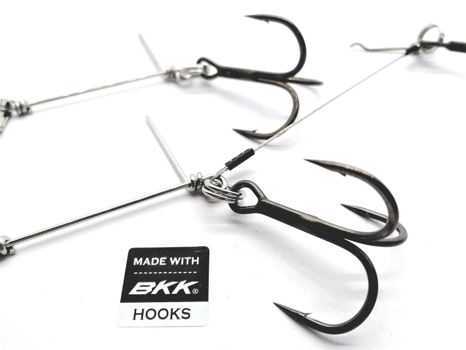 SET7 The Stinger XL Double | Lure sizes 23-30cm 2 Stinger Rig with 2/0 BKK Spear-21SS