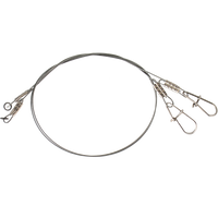 SINGLE STRAND TITANIUM JERKBAIT TRACE 22CM 0.50MM 20KG 44LBS 2pcs