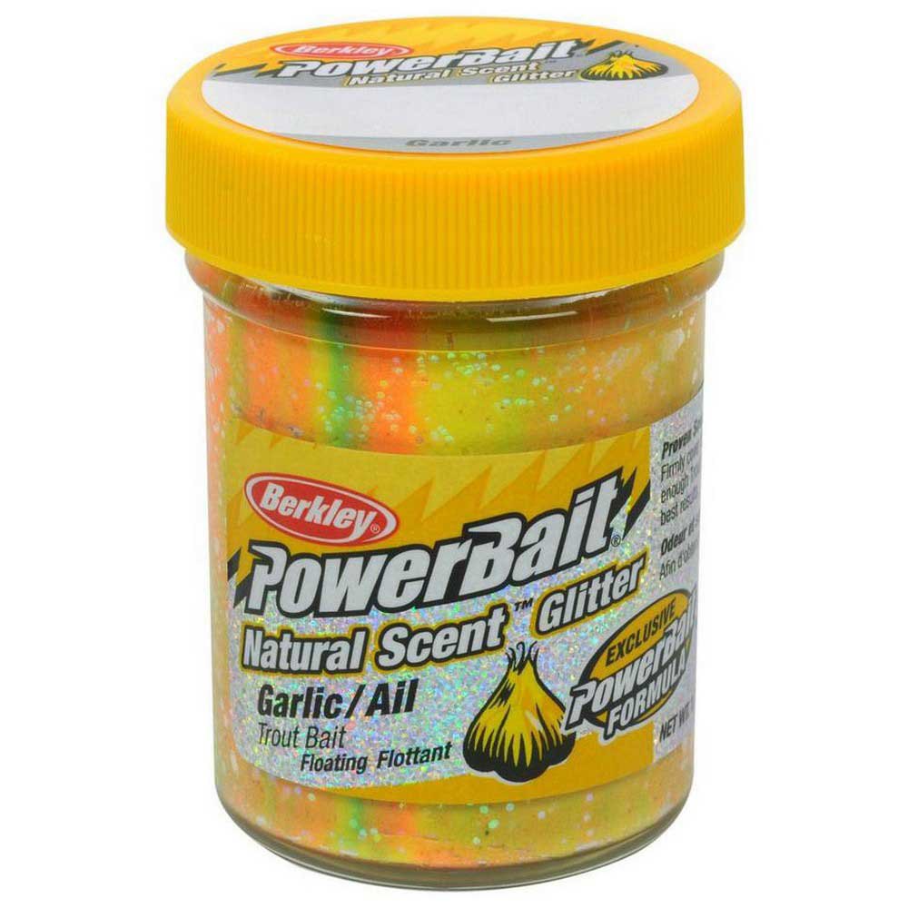 Berkley PowerBait Natural Scent Glitter Trout Bait -GARLIC- 50g