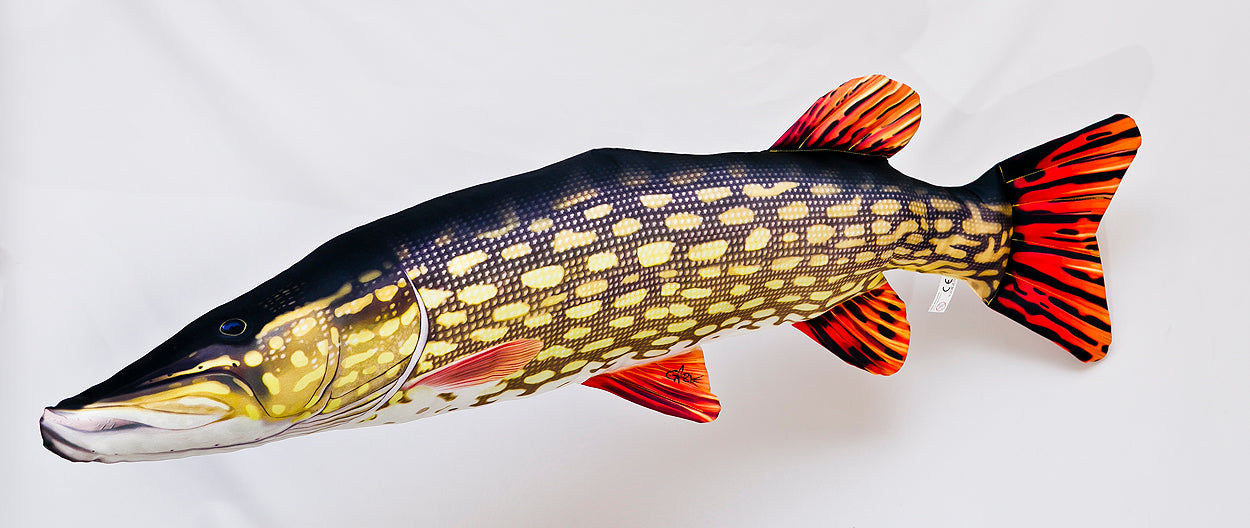 Fish pillow Giant Pike, 110cm