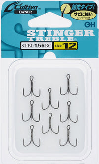 Treble hooks Owner STBL-1.56BC Barbless