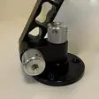STANDARD MOUNT / 12" ARM / ROUND BASE / ANODIZED BLACK / SILVER KNOBS