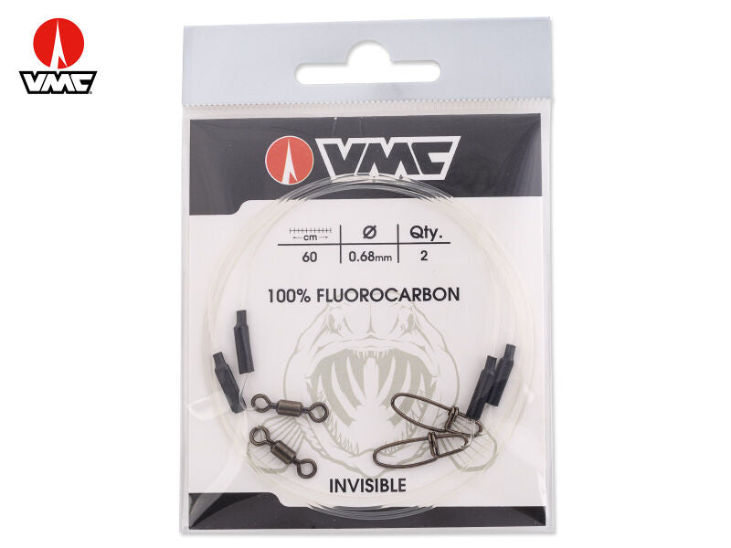 VMC FLUOROCARBON PIKE TRACE - 60 CM (0.81 MM)