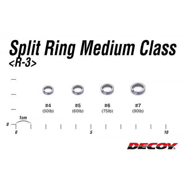 Decoy R-3 Medium Class Split Ring - pack/20pcs.