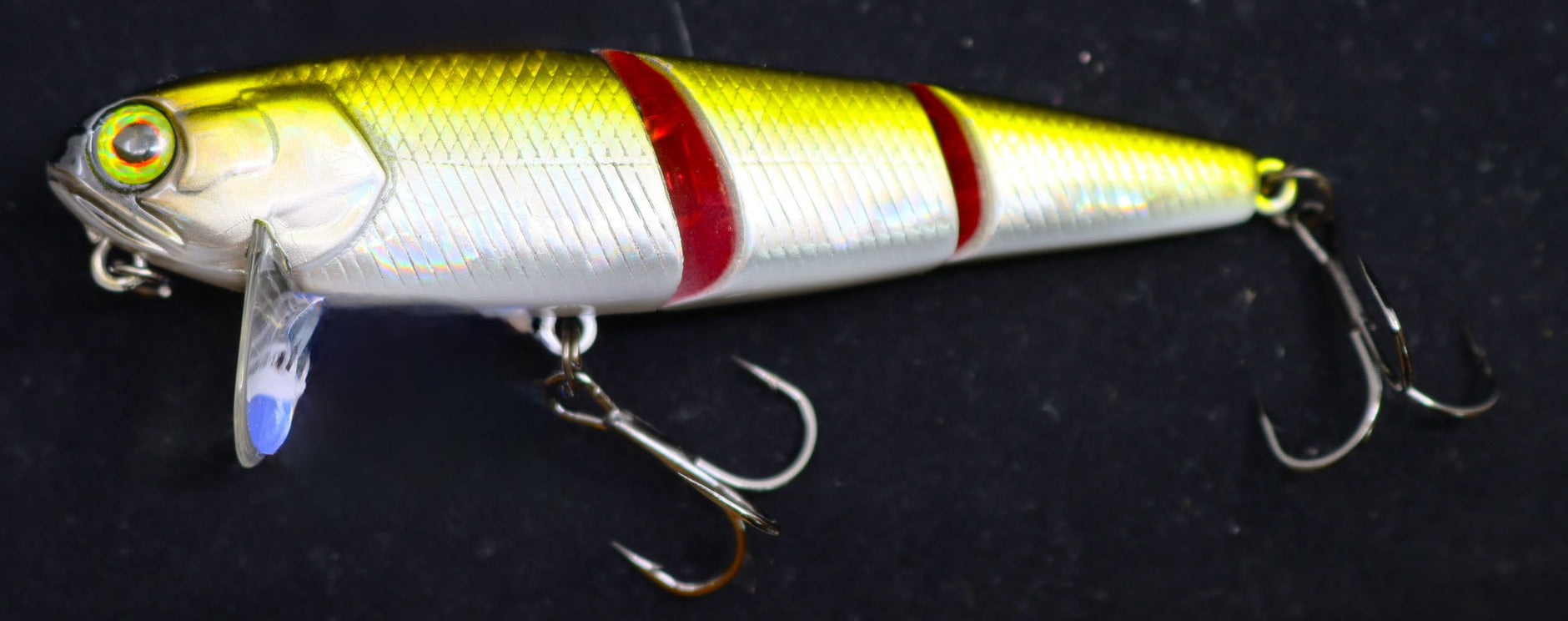 Leurre Souple Jackall Tide Beat 1.5 Pouces - 10 Pièces, Stealth Green (0313)