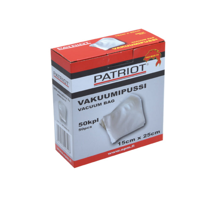 Patriot Vacuum Bag 20cm x 30cm 50-pack