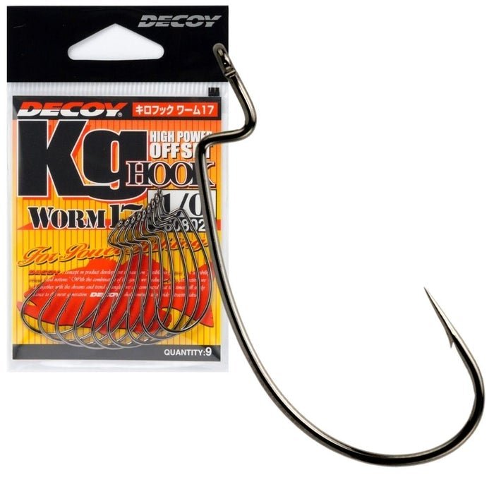 Decoy KG Hook Worm 17-Offset hooks-Decoy