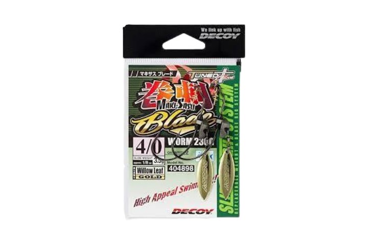 DECOY WORM 230G MAKISASU BLADE GOLD HOOK - Ratter BaitsDECOY WORM 230G MAKISASU BLADE GOLD HOOKDecoy