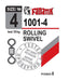 Fanatik Rolling Swivel 1001-4-Furniture-Fanatik