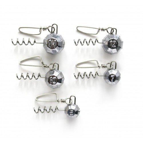 Fanatik SET MIX CORKSCREW JIG HEAD with Carabiner - Ratter BaitsFanatik SET MIX CORKSCREW JIG HEAD with CarabinerFanatik