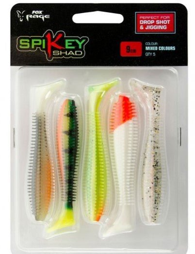 Fox Rage Spikey SHAD 9cm MIXED COLOURS - Ratter BaitsFox Rage Spikey SHAD 9cm MIXED COLOURSFOX