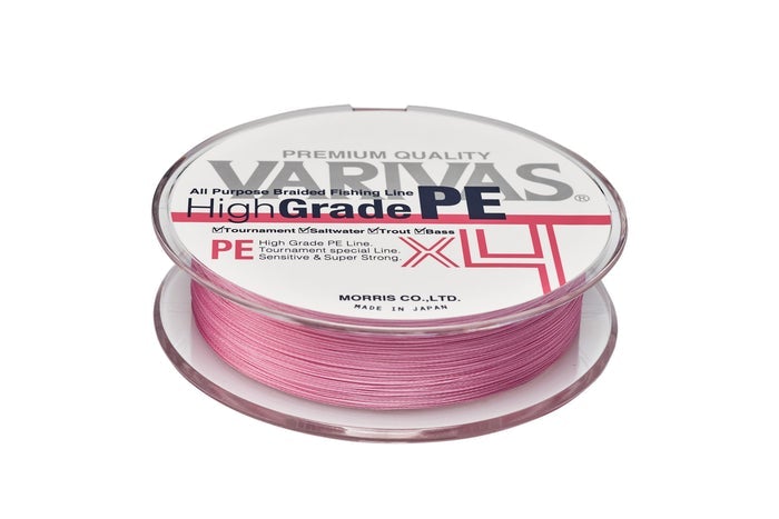 Varivas High Grade PE X4 Milky Pink 100m — Ratter Baits