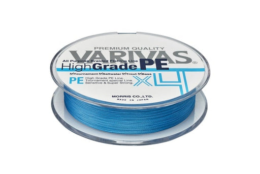 High Grade PE X4 Water Blue 150m-Braid line-Varivas