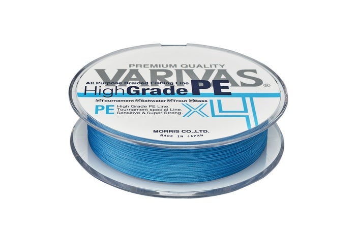Varivas High Grade PE X4 Water Blue Braided lines