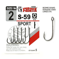 Hooks Fanatik S-59-Single hooks-Fanatik