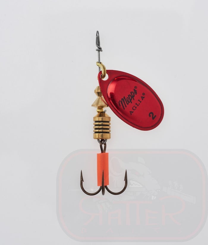 Mepps Aglia Platinum Spinner Fishing Lure - For Sea Trout, Pike, Perch, Salmon, Bass - L4064