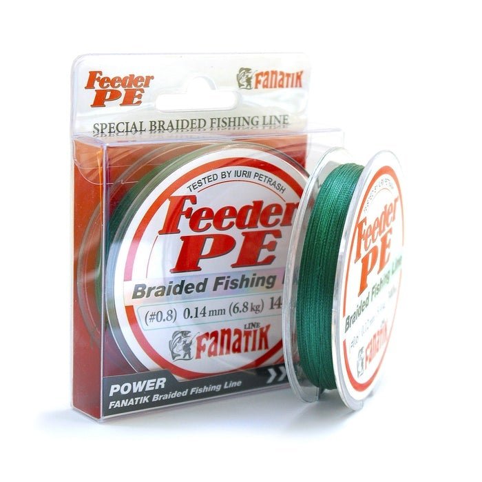 PE-braid FANATIK Feeder PE X4 140 м GREEN-Braid line-Fanatik
