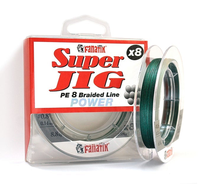 PE-line FANATIK Super Jig PE X8 Green-Braid line-Fanatik