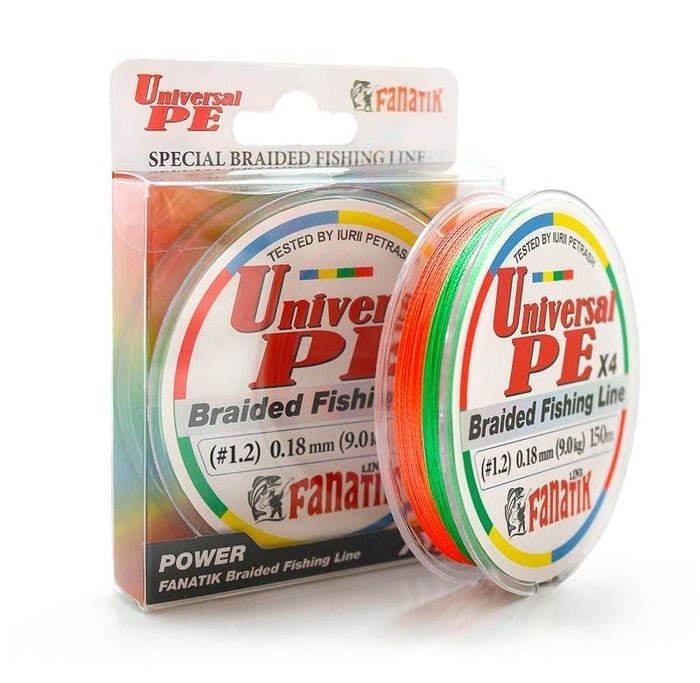 Pītā aukla FANATIK Universal PE X4 150m VariColoured-Braid line-Fanatik