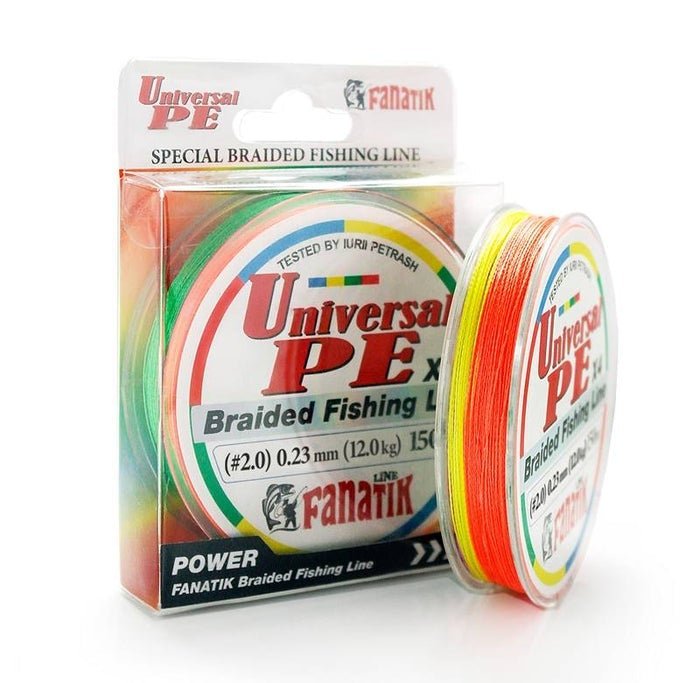 Pītā aukla FANATIK Universal PE X4 150m VariColoured-Braid line-Fanatik