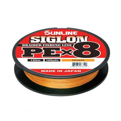 Sunline SIGLON PE×8 150M Orange-Braid lines-Sunline