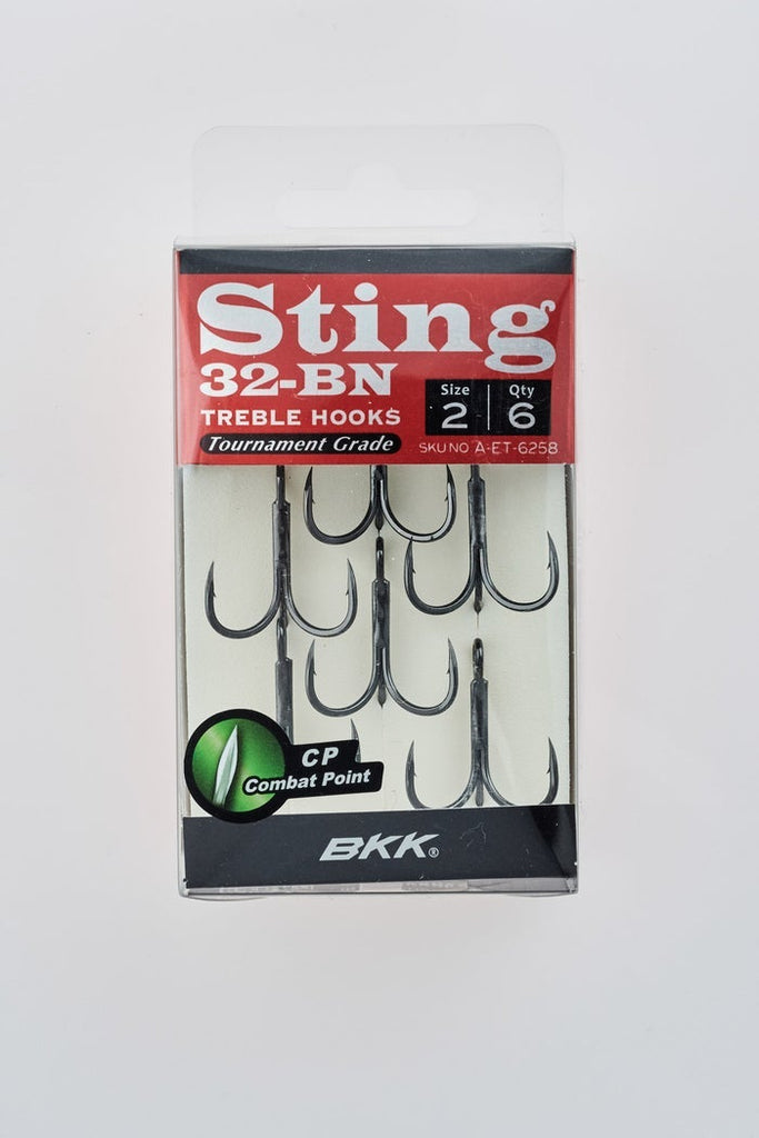 BKK Sting-32-BN Treble hooks — Ratter Baits